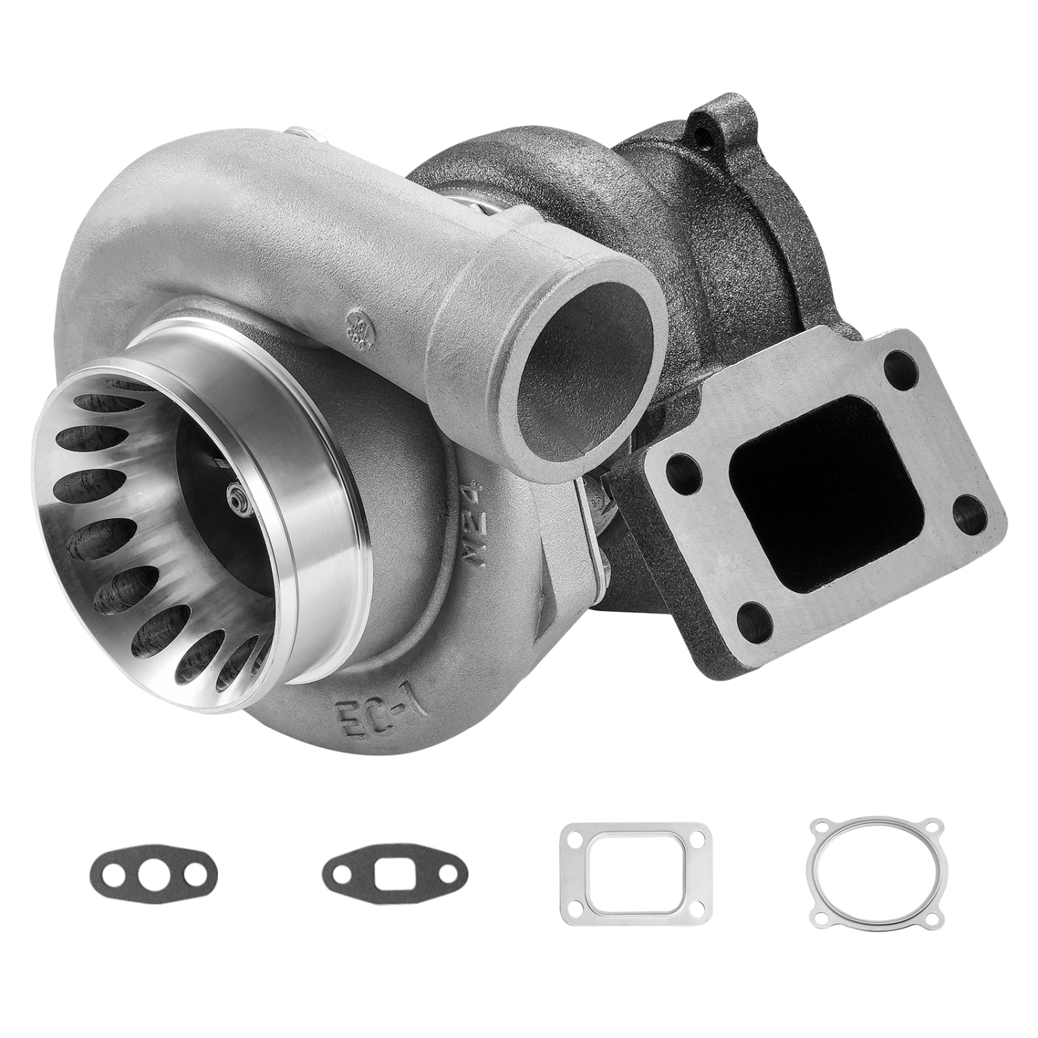 VEVOR Turbo Turbocharger with Gasket Kit, Turbo Charger Replacement for Car Engines, Compatible with 2.5L-6.0L Engine Displacements, Engine