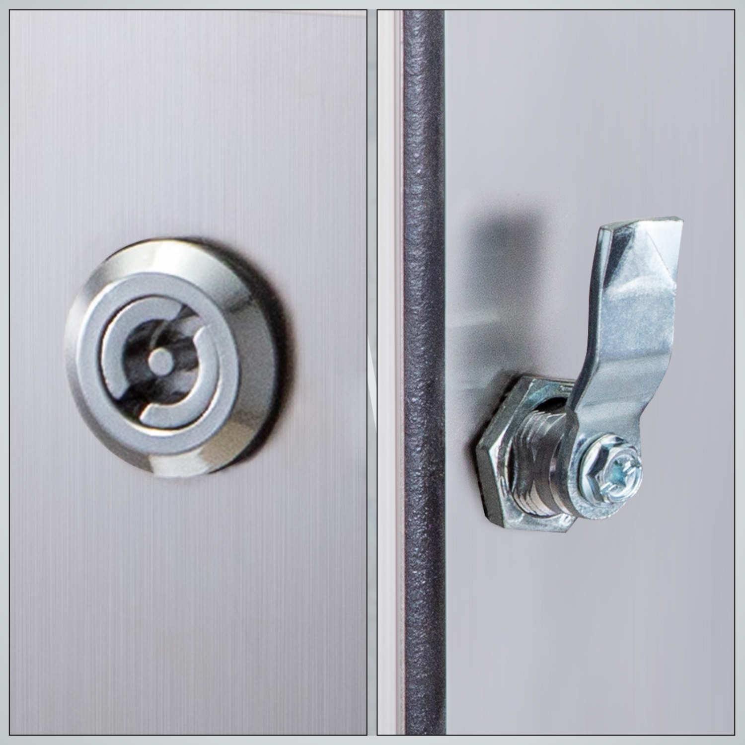 VEVOR 16" x 12" x 8" Steel Electrical Box Electrical Enclosure Box 304 Stainless Steel Electronic Equipment Enclosure Box IP65 Weatherproof