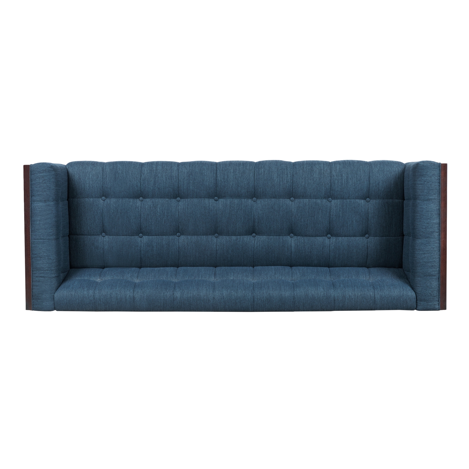 Fantasylab Modern 3-Seater Sofa Comfy Upholstered Couch with Extra Deep Seats
