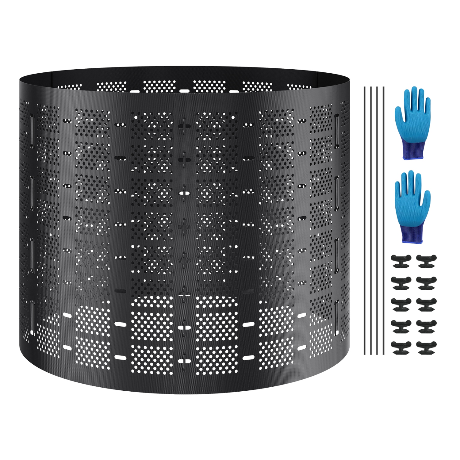 VEVOR 220 Gallon Compost Bin , Outdoor Expandable Composter, Easy to Setup & Large Capacity Composting Bin, Fast Creation of Fertile Soil