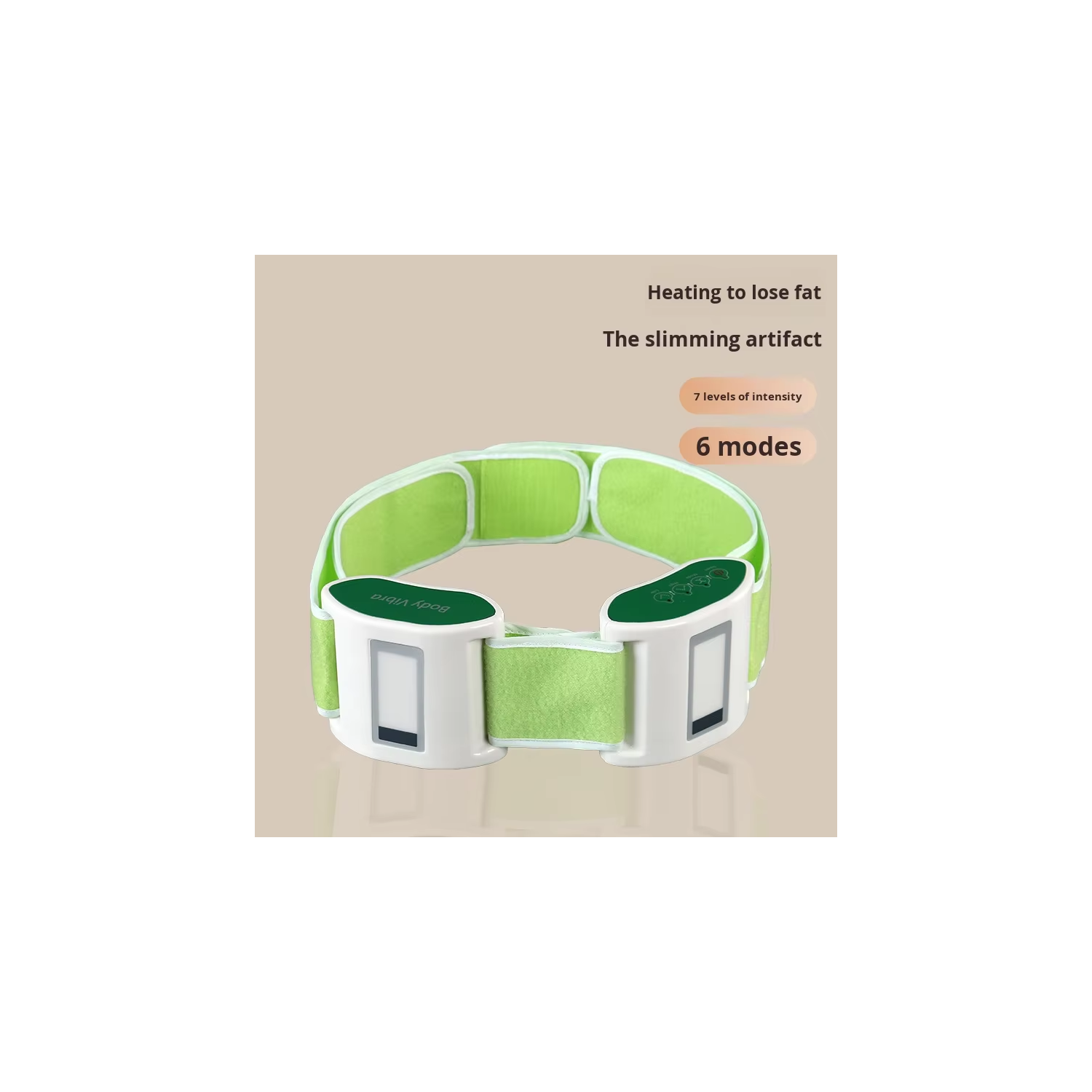 Lazy Fat-Reducing Machine Heated Massage Belt & Body Slimming Device for Belly Arm and Waist Massager