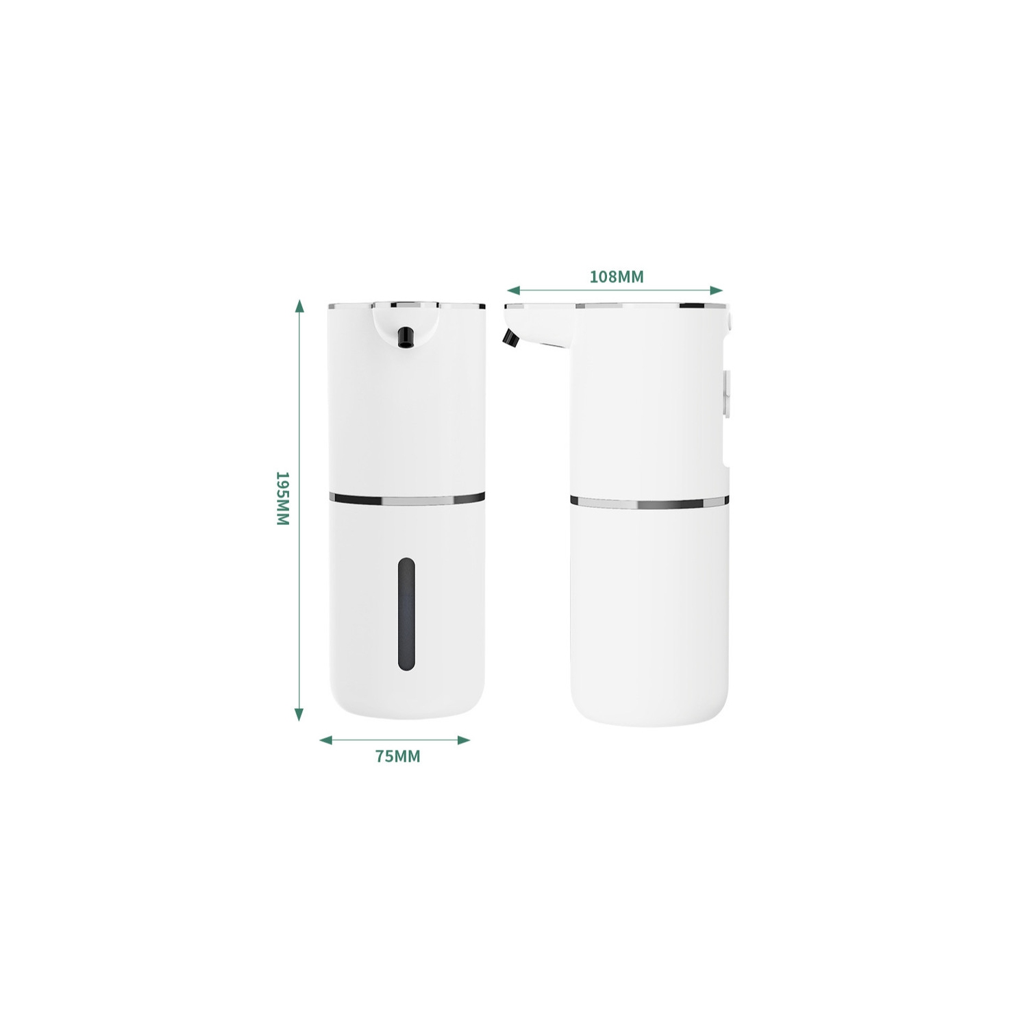 Soap dispenser hand soap automatic foam spray volume 4-level adjustment 400 ml wall-mounted non-contact automatic dispenser IPX5 waterproof