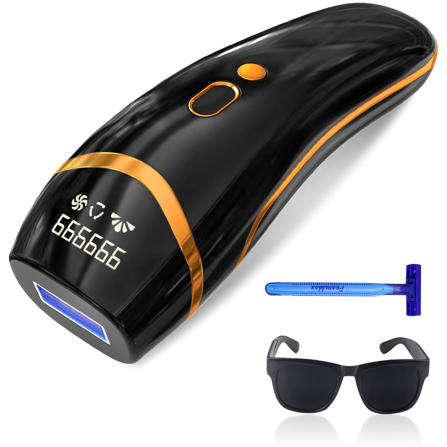 Laser Hair Removal,IPL Hair Removal Permanent for Women and Men,Hair Removal Device 999999 Flashes at-Home for Facial Legs Arms Whole Body