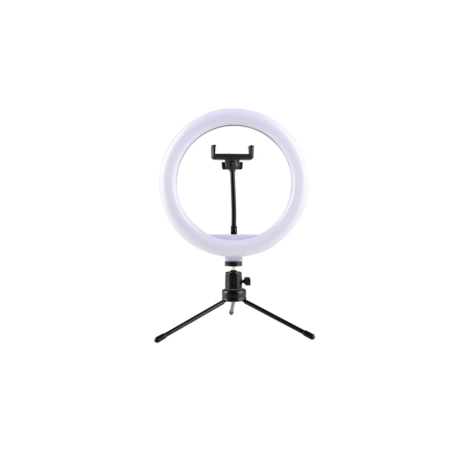 Trépied de bureau de 10&nbsp;po Trousse de lumière d'appoint Maquillage Live Selfie Ring Light Enregistrement photo Lumière avec photo Clip de