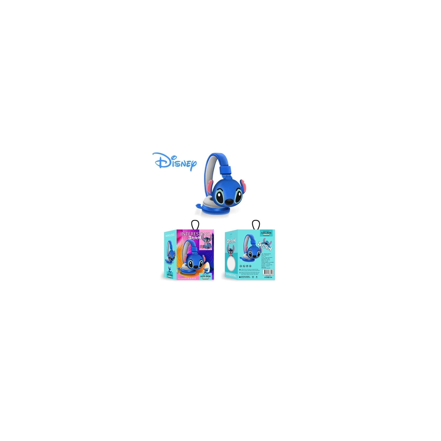 STITCH AH-806 Kids Bluetooth Headphones