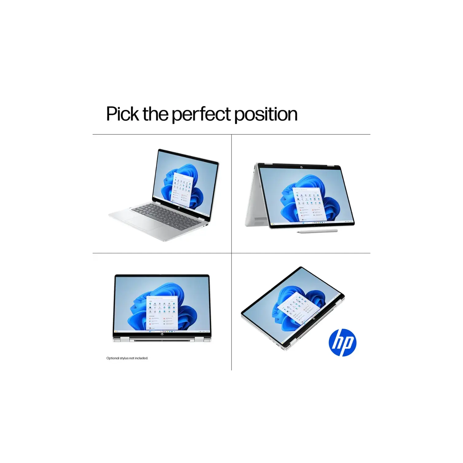 HP OmniBook 5 Flip 2-in-1 14" 2K IPS TouchScreen Laptop, Intel Core 7, 16GB LPDDR5 1TB SSD, AI Copilot, Long Battery Life, Wi-Fi 6E, Win 11 Home,