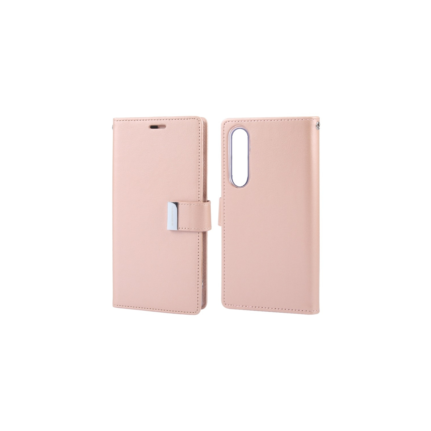 TopSave Goospery RICHE MAX(5) fente pour carte avec pince magnétique, portefeuille folio en cuir, rabat pour Samsung Galaxy S25 Edge 6,7&nbsp;po,