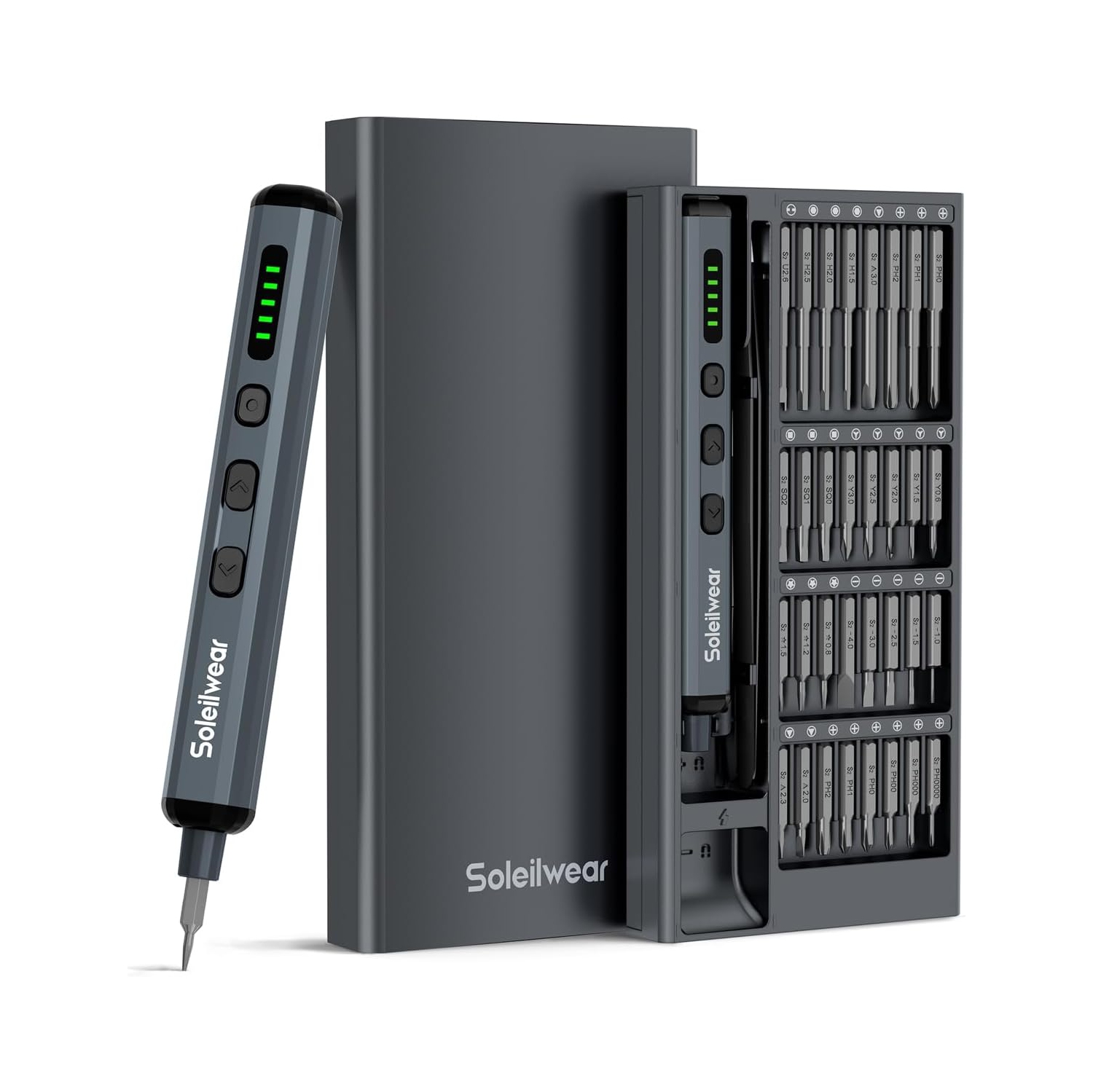 Refurbished - Apple iPad 10.2" 128GB with Wi-Fi (8th Generation) - Space Gray w/70-in-1 Rechargeable Precision Screwdriver Cordless