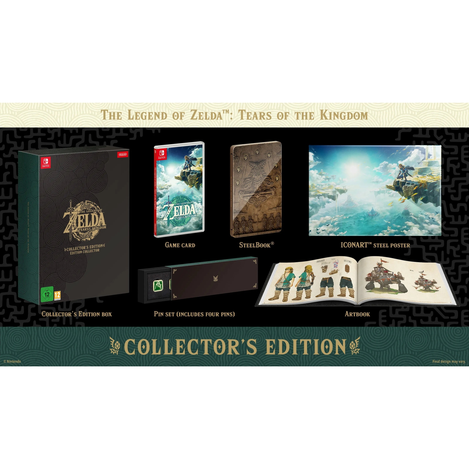 Abonnement d'extension The Legend of Zelda: Tears of the Kingdom Collector's Edition [Nintendo Switch]