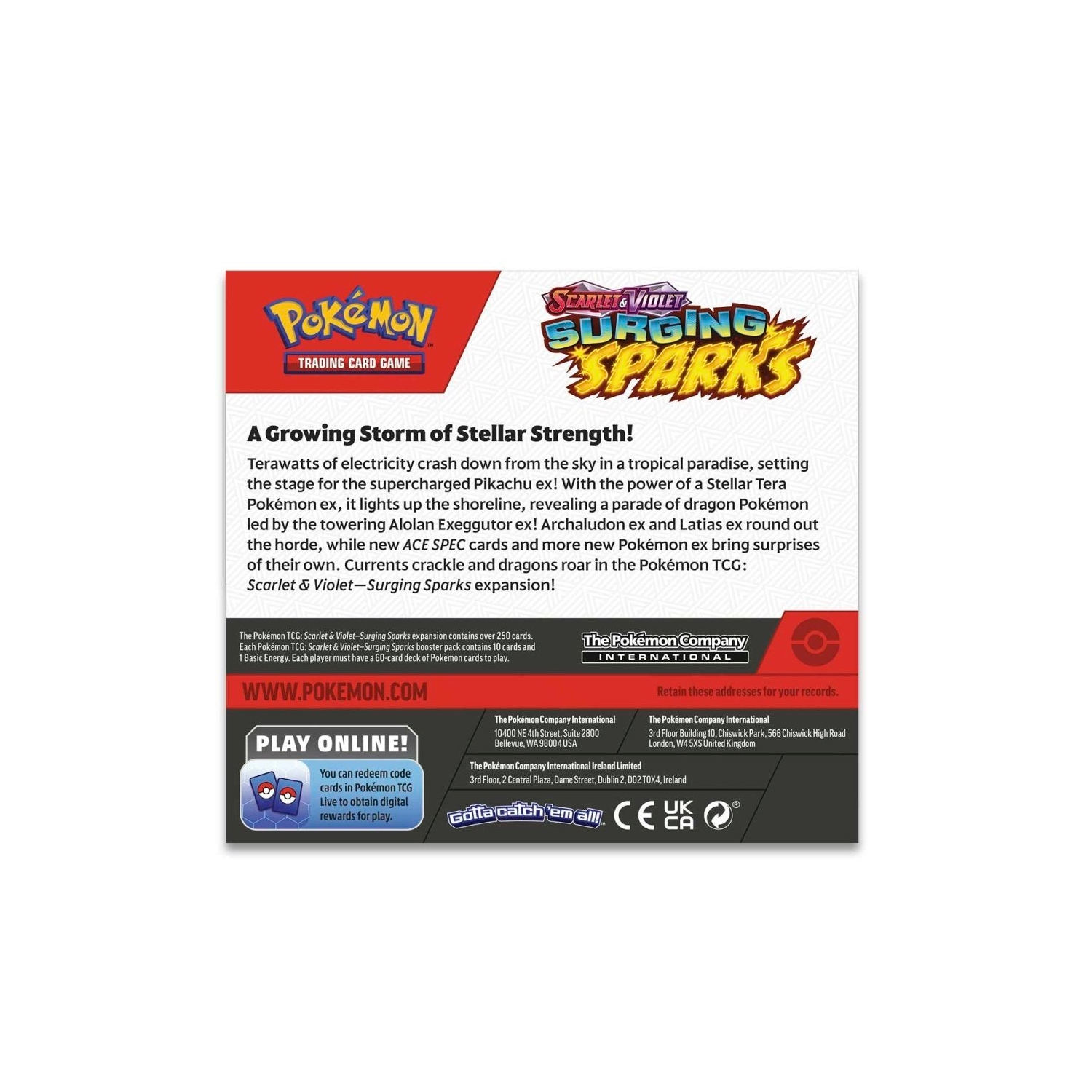 Pokemon TCG: Scarlet & Violet - Surging Sparks Booster Box - 36 Packs