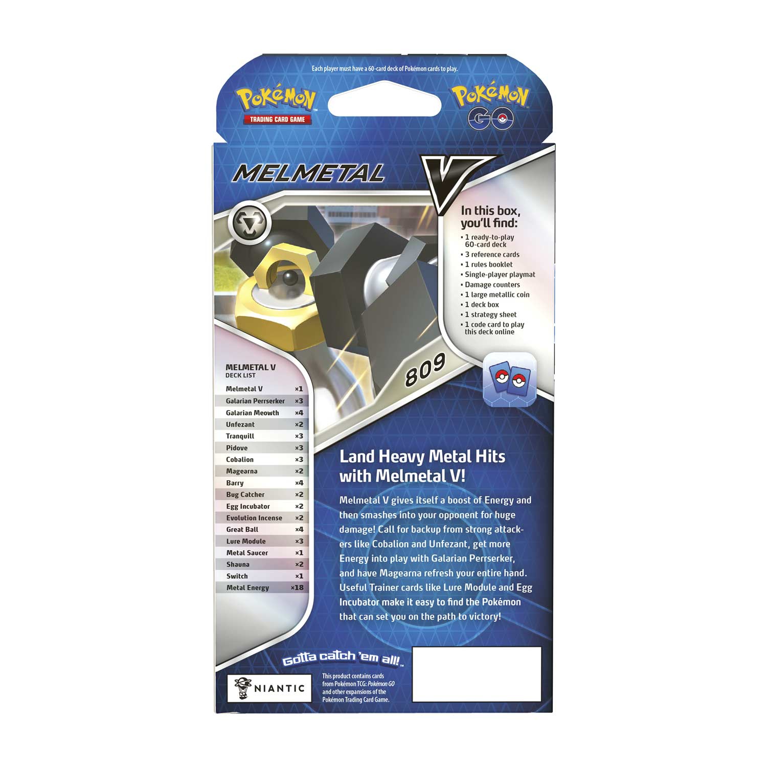 Pokemon TCG: Pokemon GO Melmetal V Battle Deck