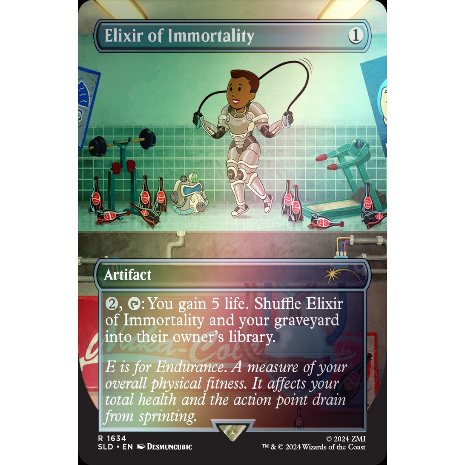 Magic the Gathering: Secret Lair x Fallout: S.P.E.C.I.A.L. - Rainbow Foil
