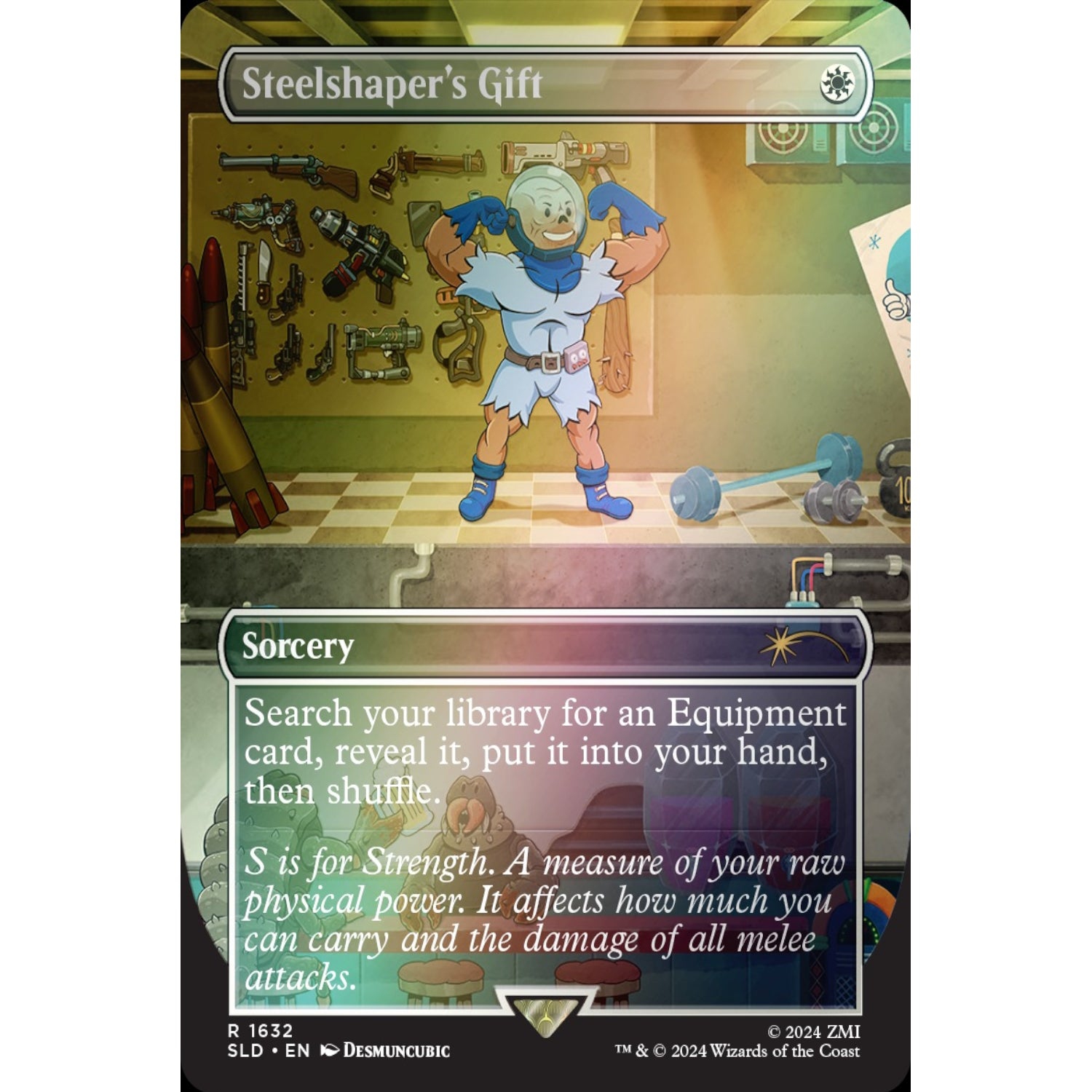 Magic the Gathering: Secret Lair x Fallout: S.P.E.C.I.A.L. - Rainbow Foil