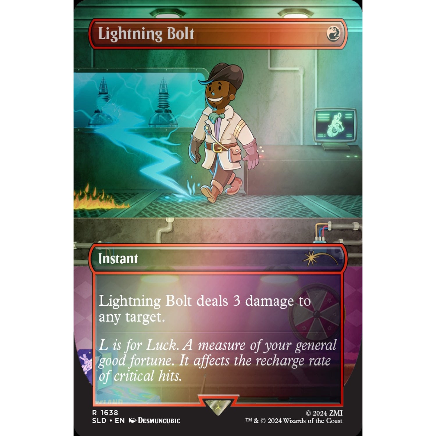 Magic the Gathering: Secret Lair x Fallout: S.P.E.C.I.A.L. - Rainbow Foil