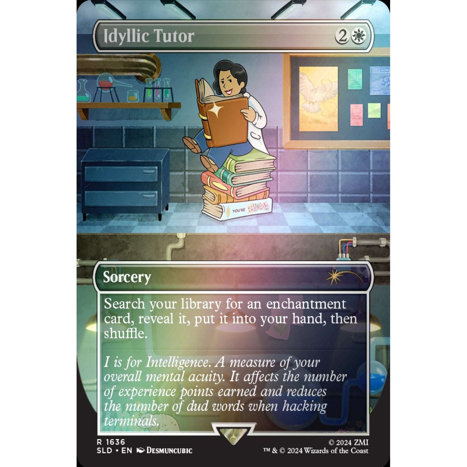 Magic the Gathering: Secret Lair x Fallout: S.P.E.C.I.A.L. - Rainbow Foil