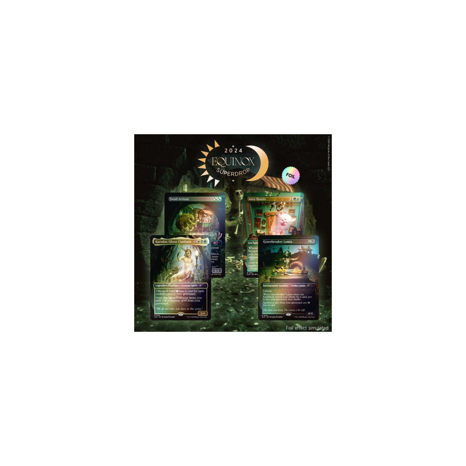 Magic the Gathering: Secret Lair Diabolical Dioramas - Rainbow Foil