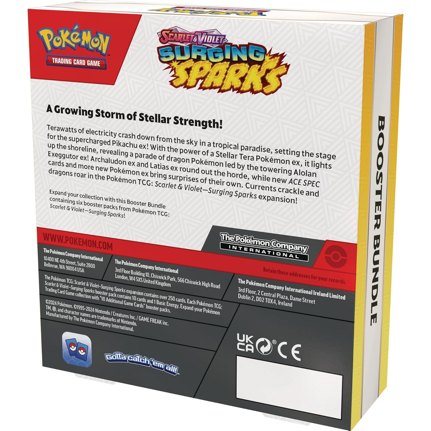 JCC Pokémon&nbsp;: Scarlet & Violet - Surging Sparks Booster