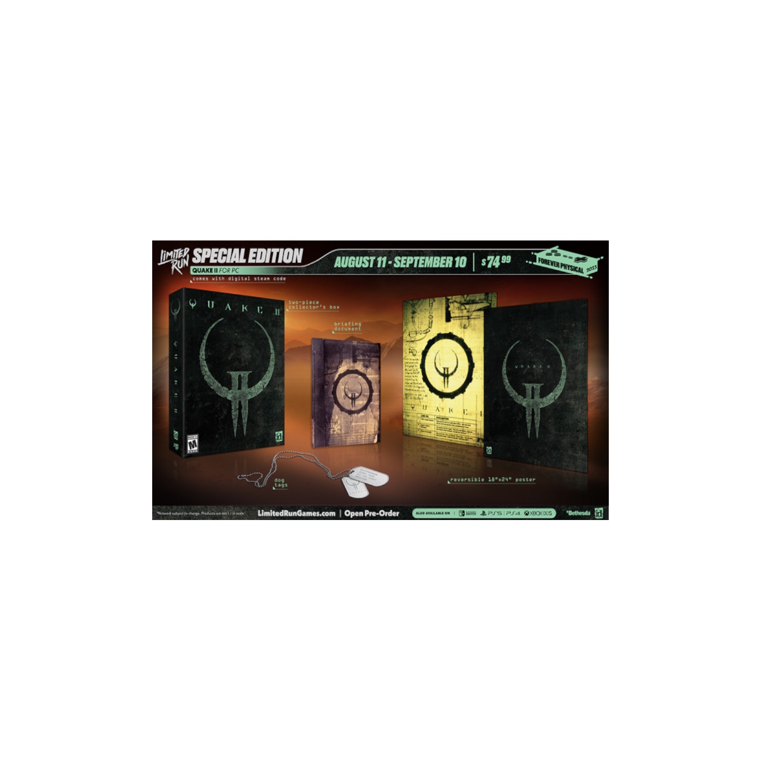 Quake 2 Special Edition - Limited Run - Code in Box [PC]