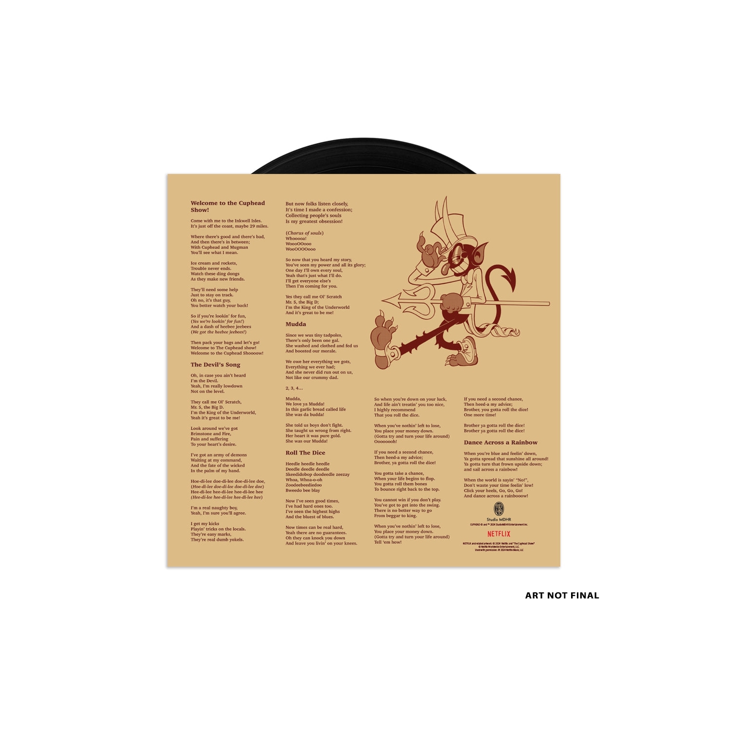 The Cuphead Show! Soundtrack 2xLP [Audio Vinyl]