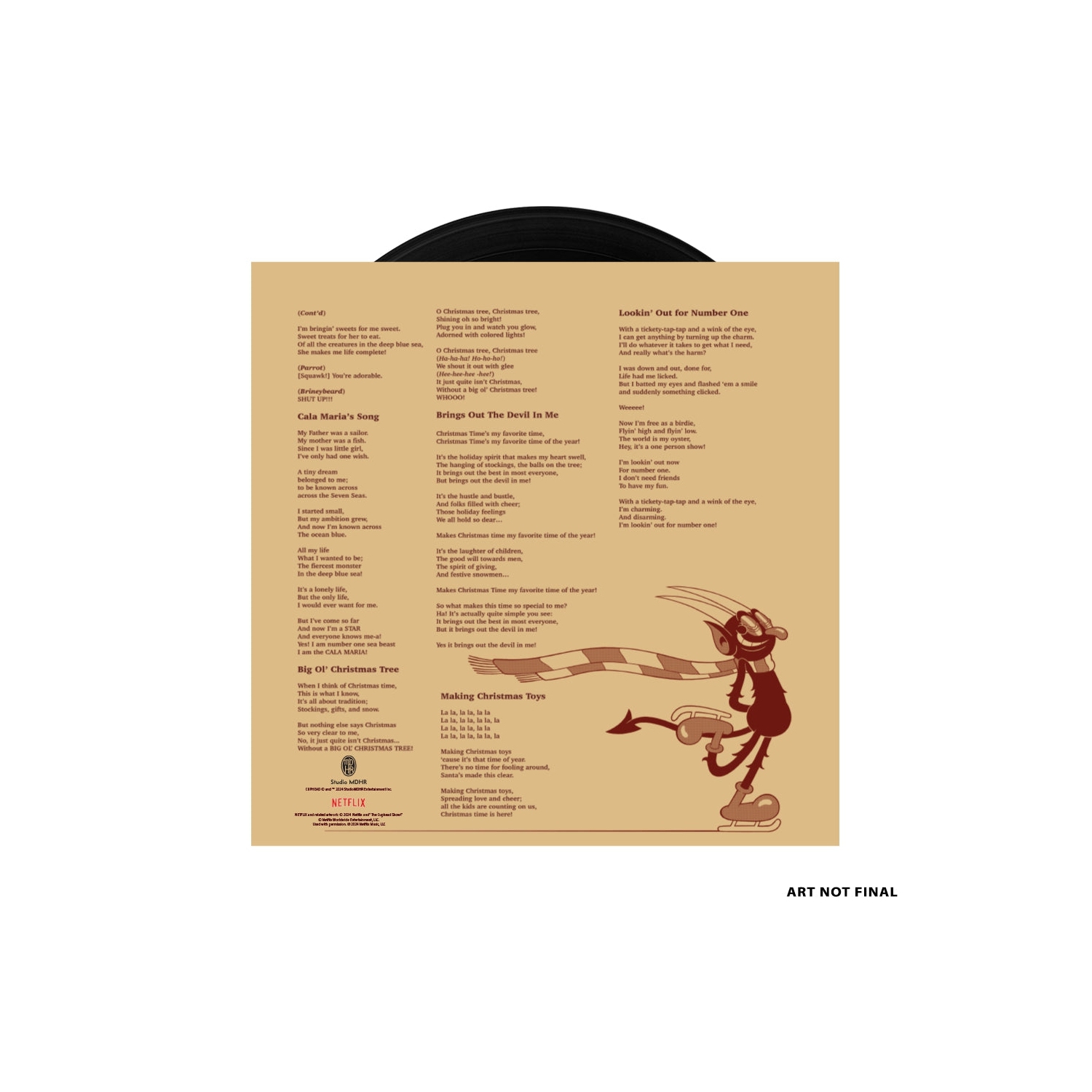 The Cuphead Show! Soundtrack 2xLP [Audio Vinyl]