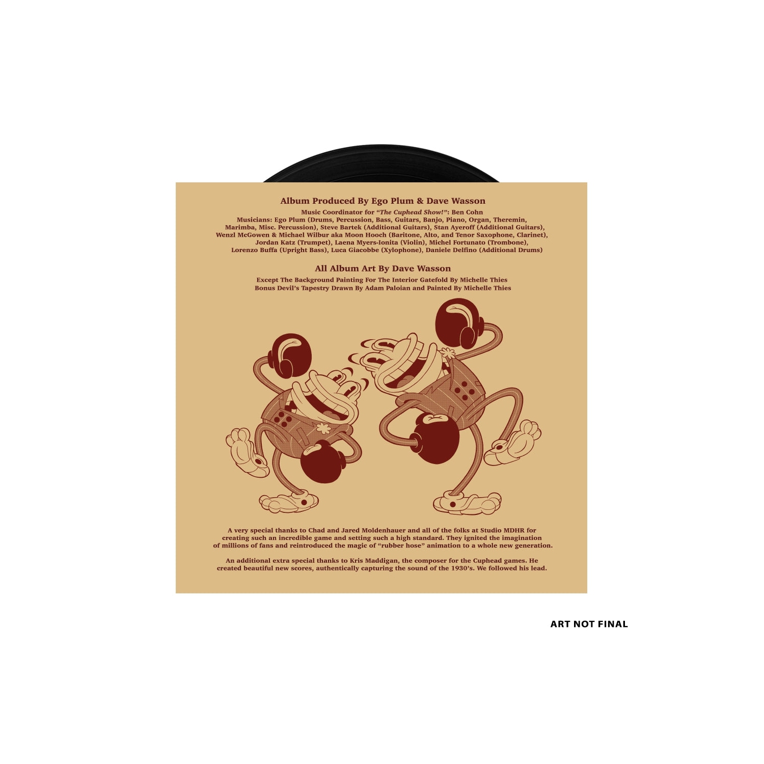 The Cuphead Show! Soundtrack 2xLP [Audio Vinyl]