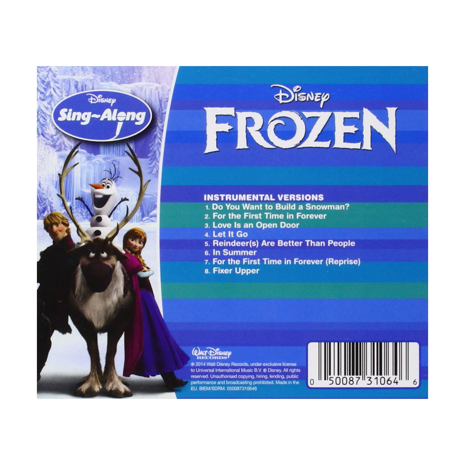 Disney Sing-Along: Frozen [Music Audio CD]
