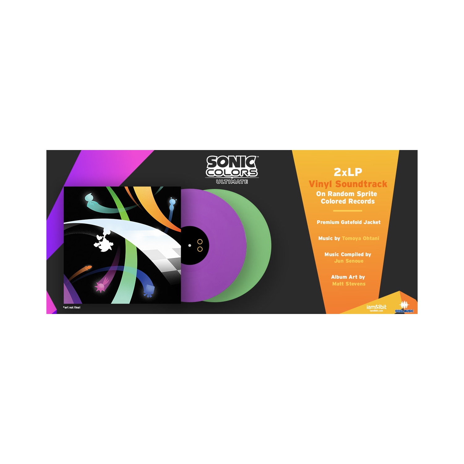 Sonic Colors: Ultimate 2xLP Random Sprite-Colored Vinyl Soundtrack [Audio Vinyl]