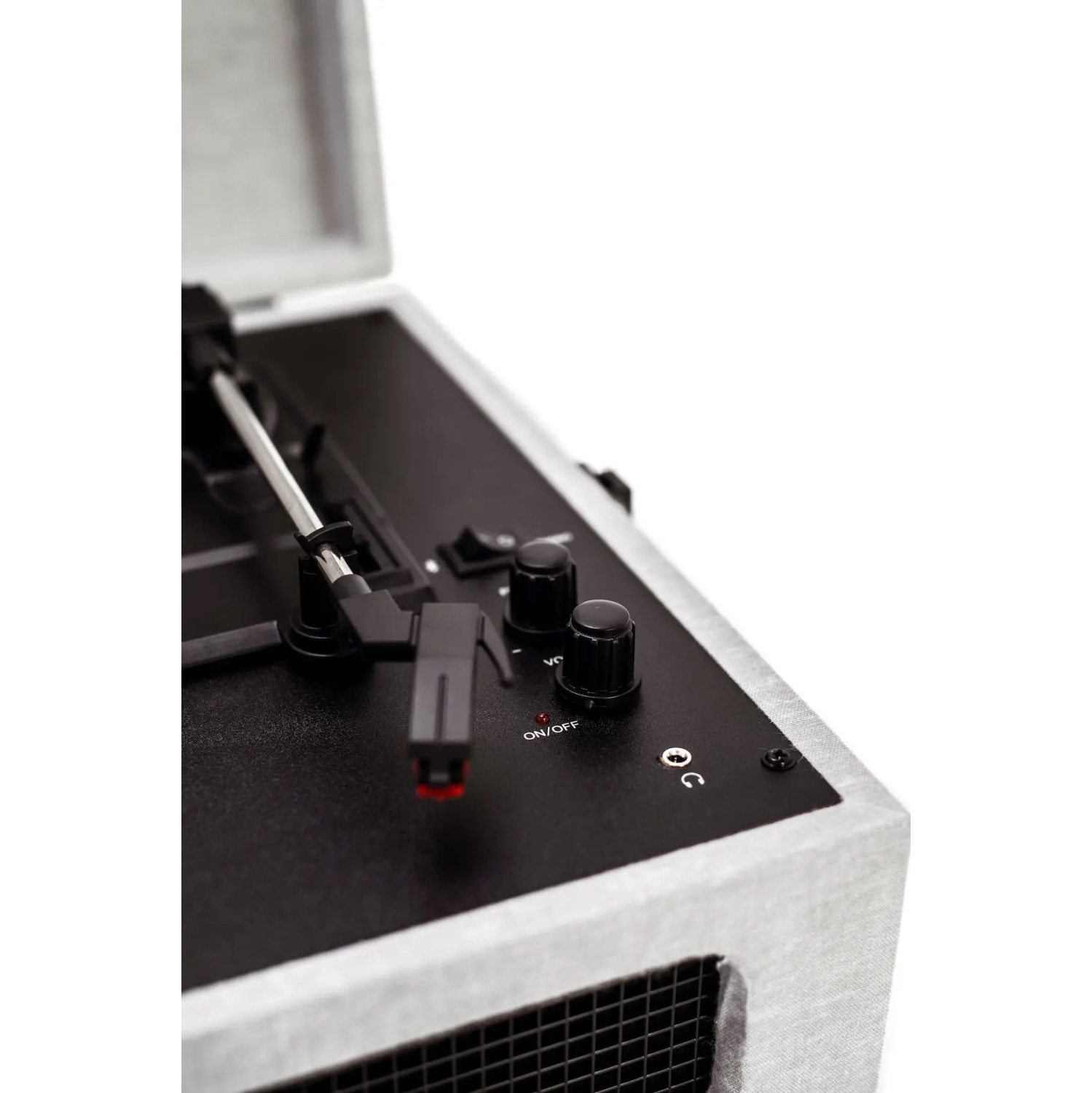 Crosley&nbsp;: Tourne-disque Bluetooth à 3 vitesses entrée/sortie en vinyle Voyager Vintage - Gris - CR8017B-GY [Électronique]