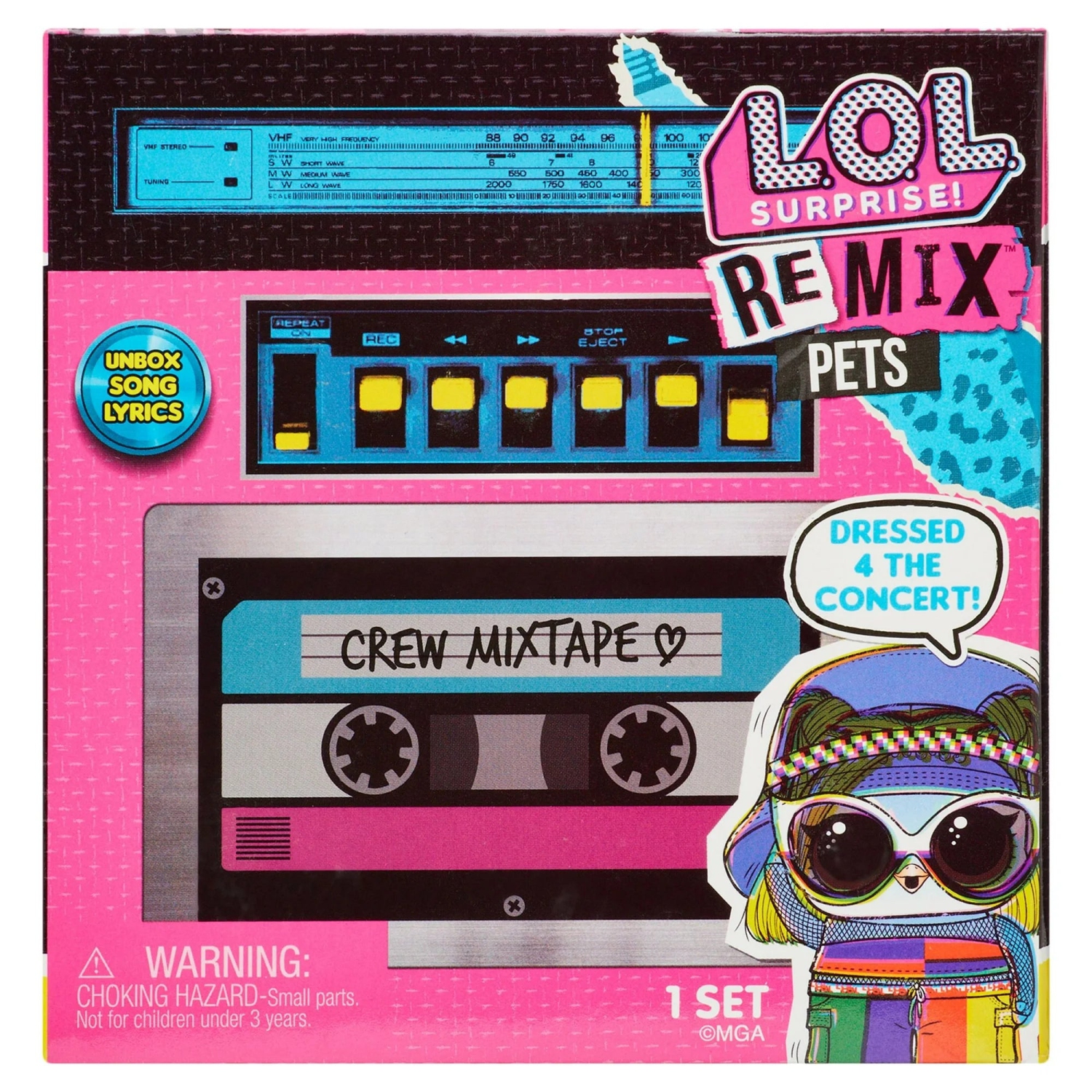 L.O.L Surprise Remix Pets - 9 Surprises with Real Hair & Surprise Song Lyrics LOL
