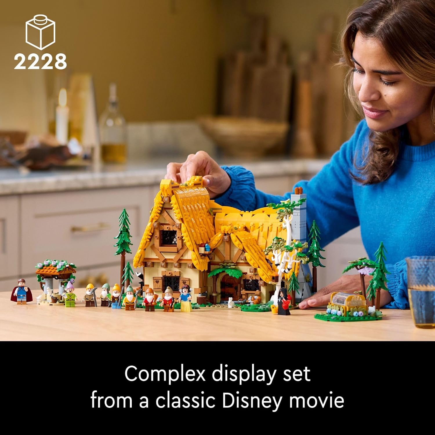 LEGO Disney&nbsp;: Blanche-Neige et la maison des sept nains - Ensemble de construction de 2229 pièces [LEGO, #43242]