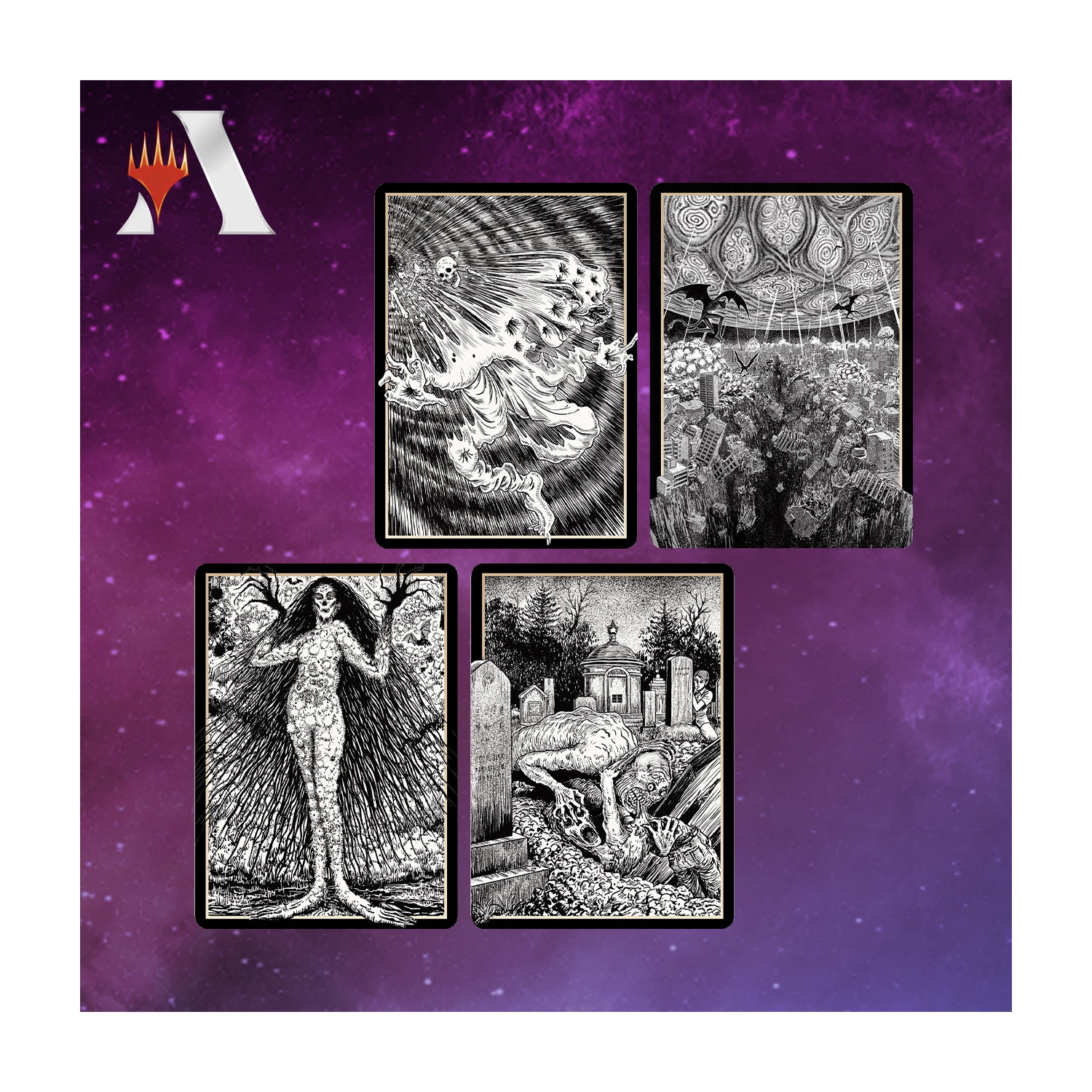 Magic: The Gathering TCG - Secret Lair - Junji Ito - Foil Etched Edition