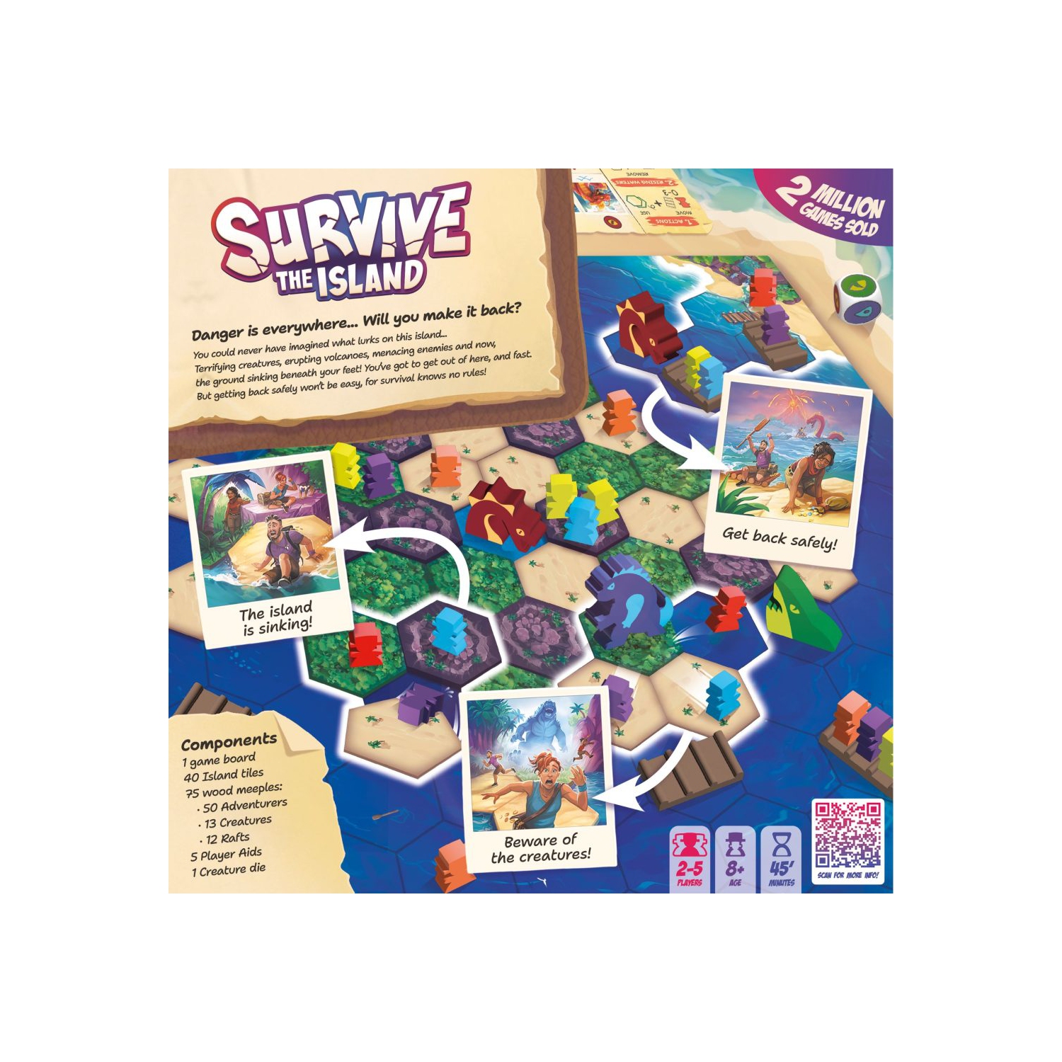 Survive The Island [Board Games, 2-5 Players]