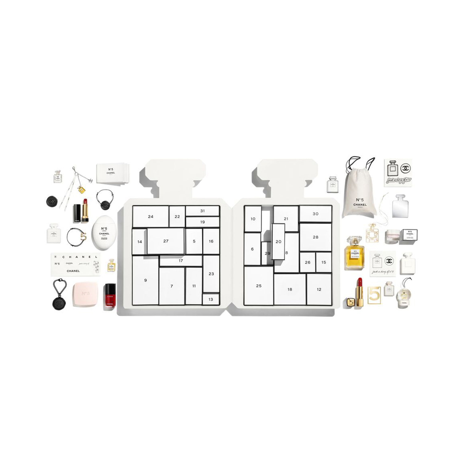 Chanel N°5 Édition de collection limitée Calendrier de l'avent ANNIVERSAIRE du 100ᵉ