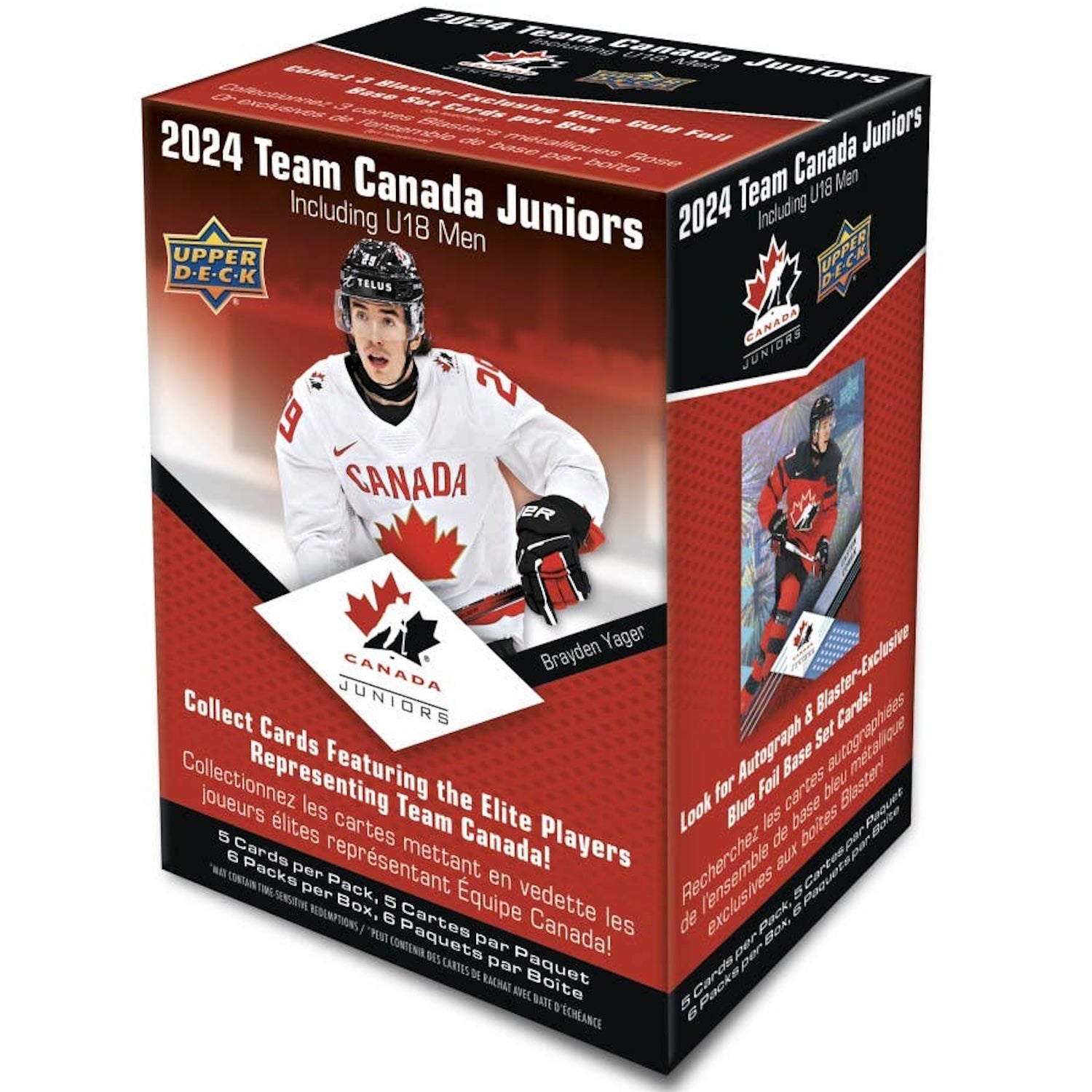 Upper Deck: 2024 Team Canada Juniors Hockey Blaster Box