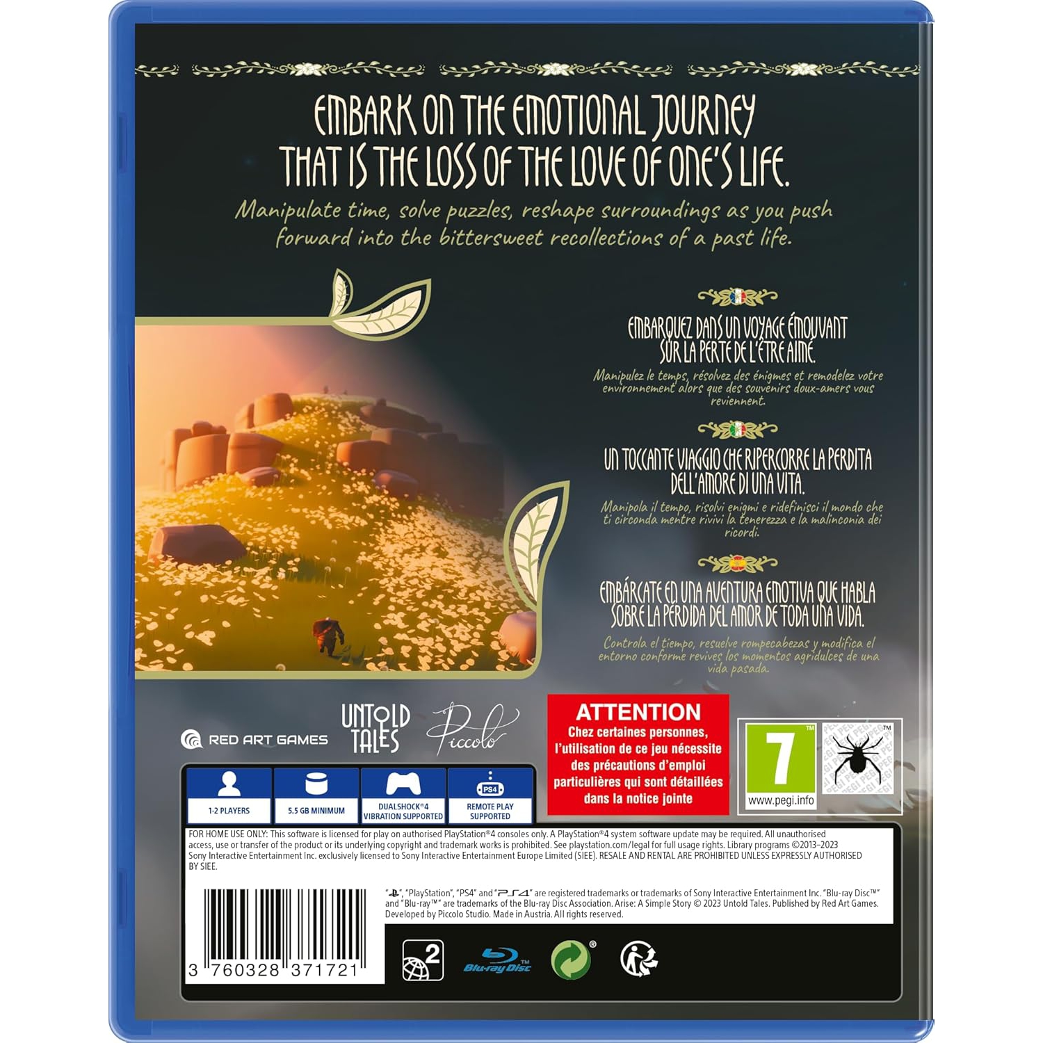 Arise A Simple Story [PlayStation 4]