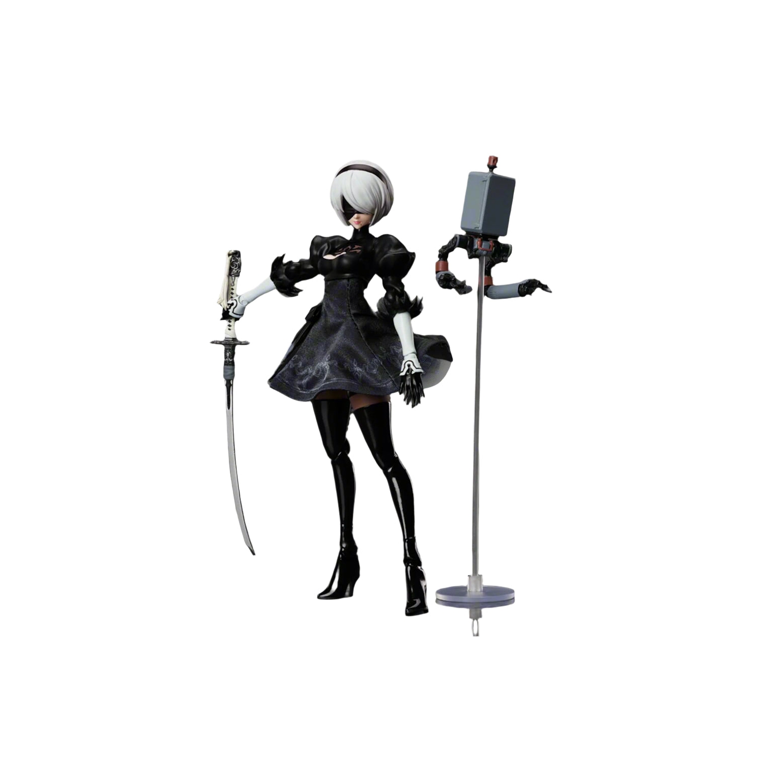 BUZZmod. NieR: Automata, Ver 1.1a 2B 1/12 Scale Action Figure