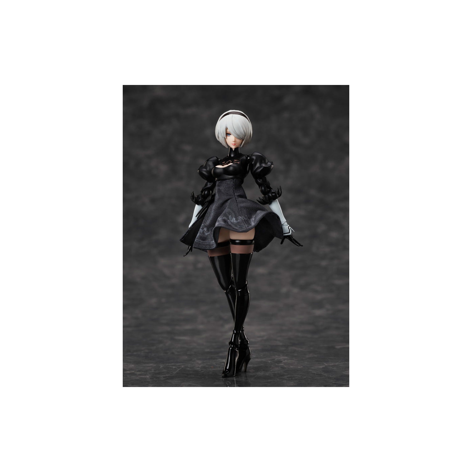 BUZZmod. NieR: Automata, Ver 1.1a 2B 1/12 Scale Action Figure