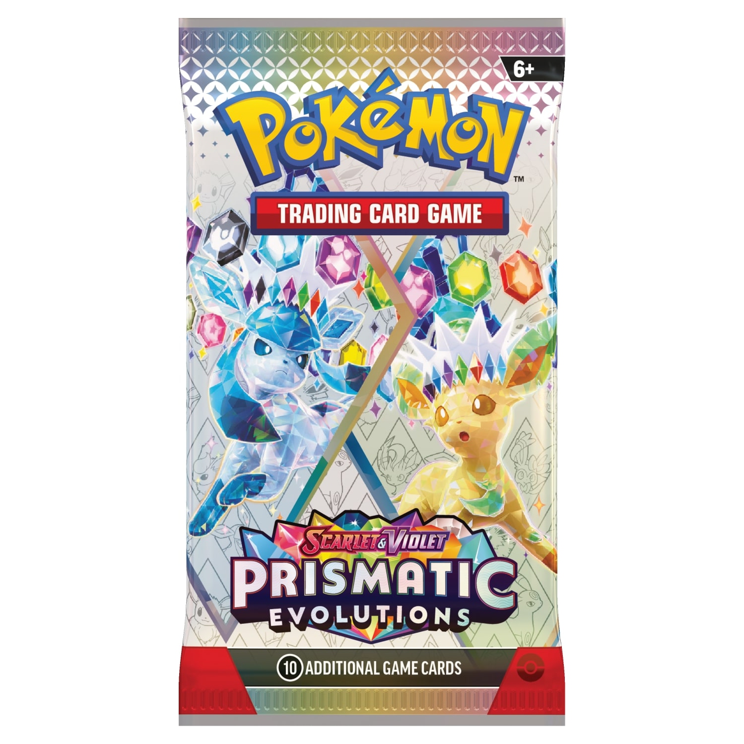 Pokemon TCG: Scarlet & Violet Prismatic Evolutions Tech Sticker Collection - Leafeon