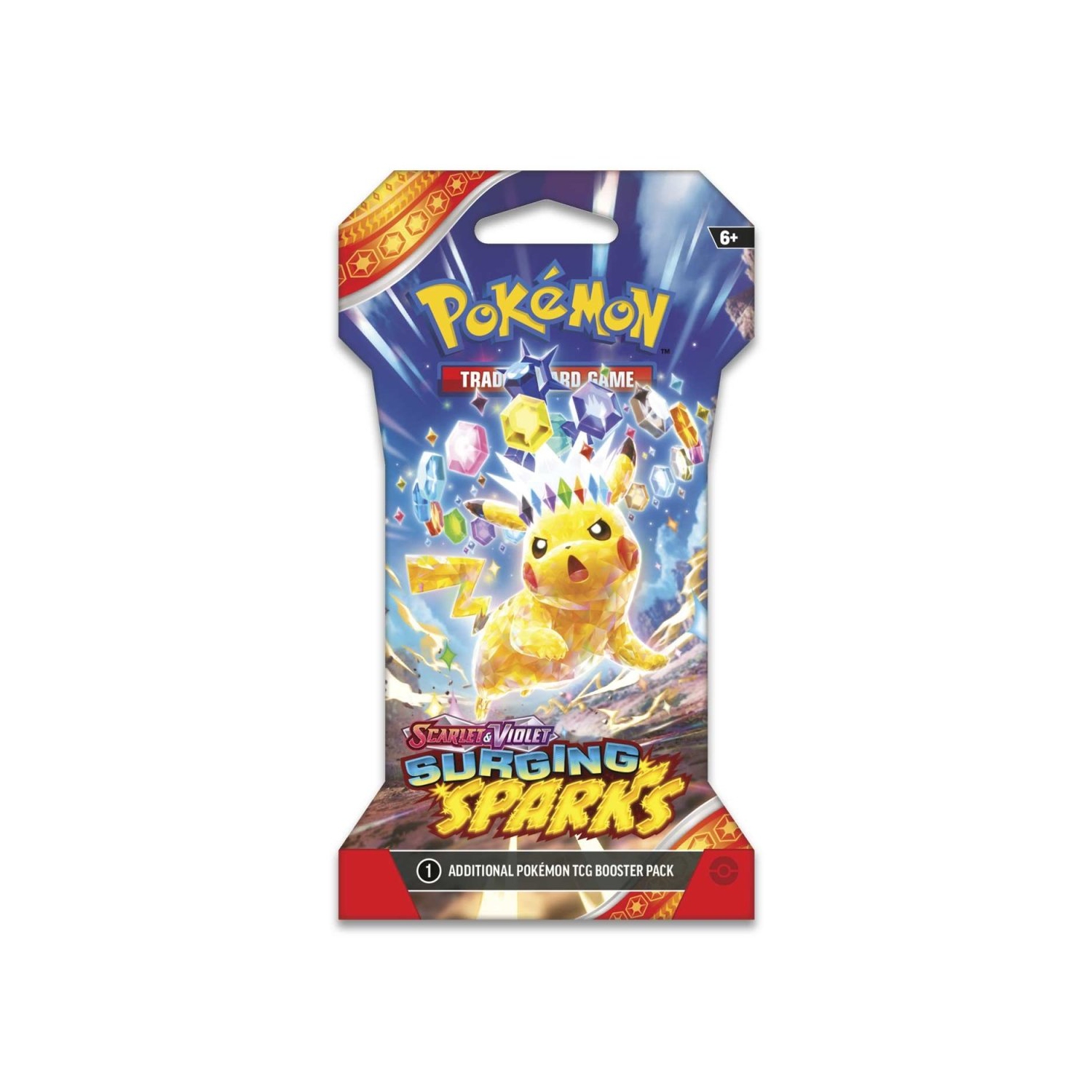 Pokemon TCG: Scarlet & Violet - Surging Sparks Sleeved Booster Pack