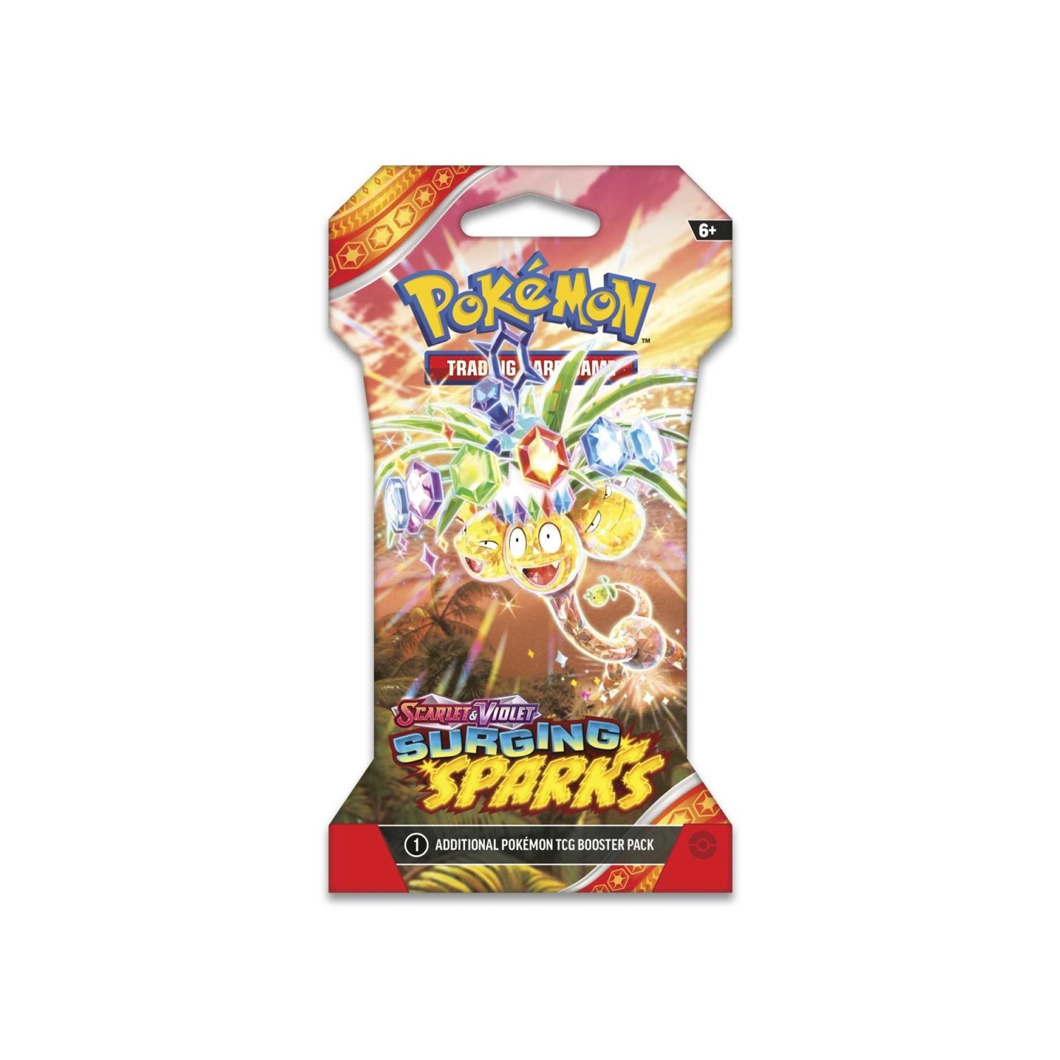 Pokemon TCG: Scarlet & Violet - Surging Sparks Sleeved Booster Pack
