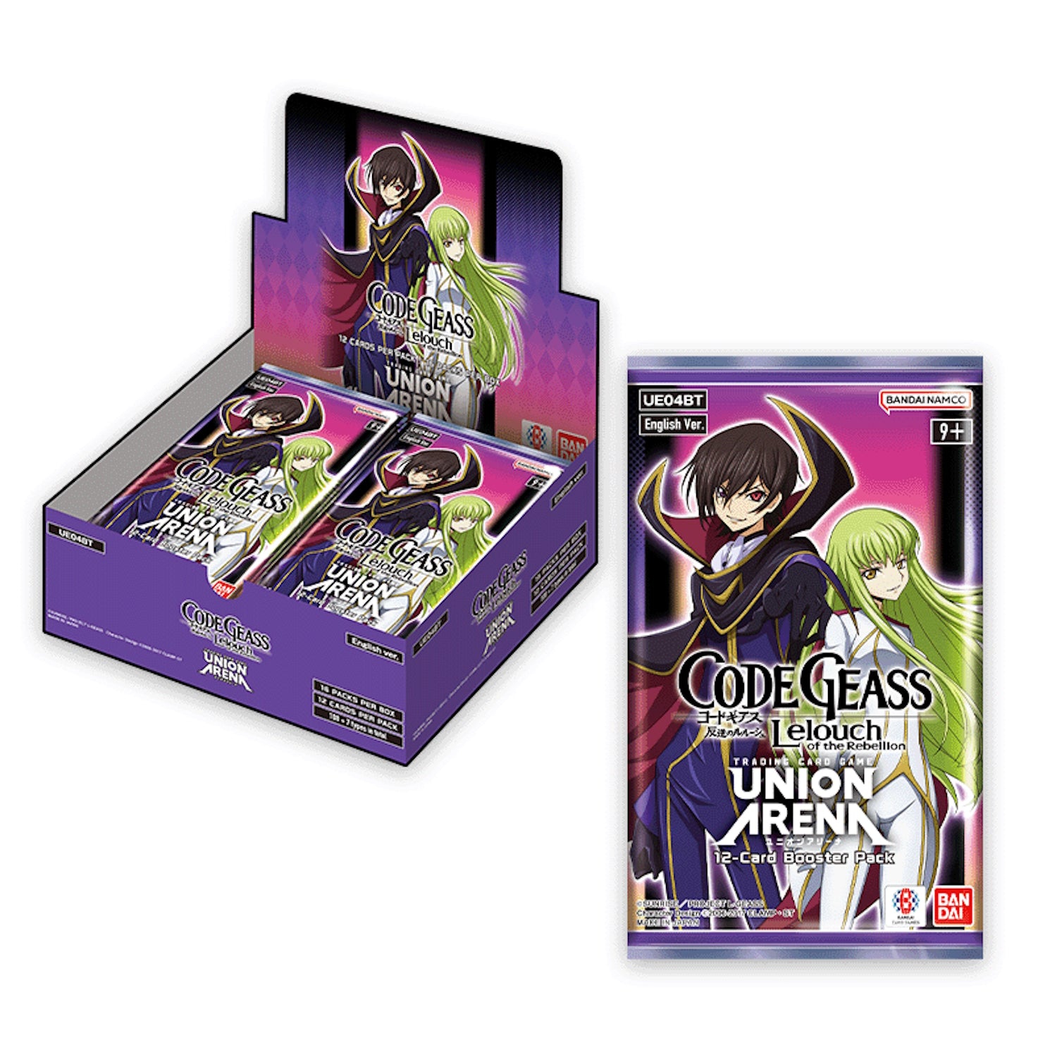 Union Arena TCG: Code Geass Lelouch of the Rebellion Booster Box [UE04BT] - 16 Packs