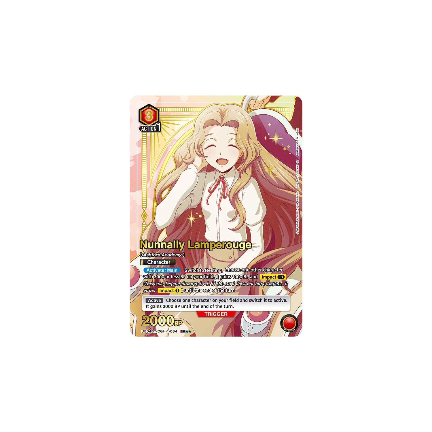 Union Arena TCG: Code Geass Lelouch of the Rebellion Booster Box [UE04BT] - 16 Packs