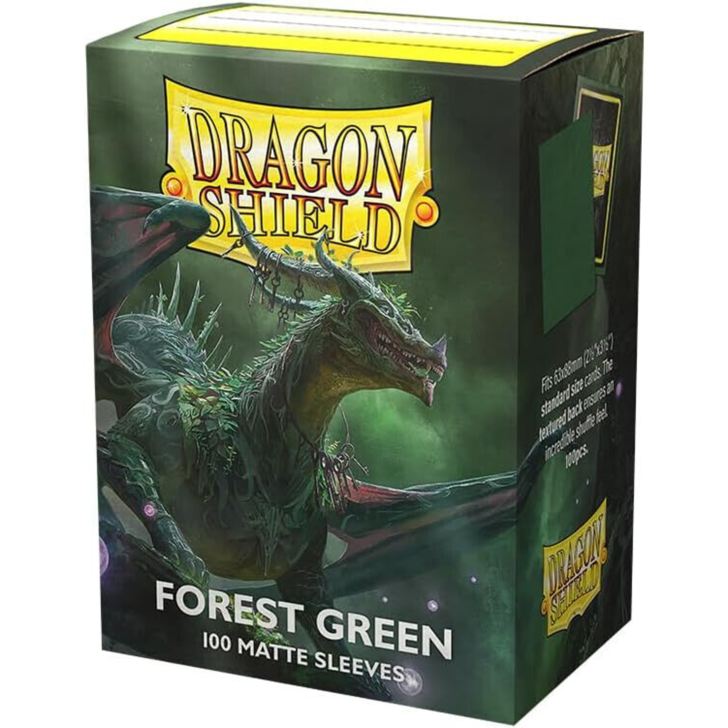 Dragon Shield Sleeves: Matte Forest Green - 100 Standard Size Sleeves