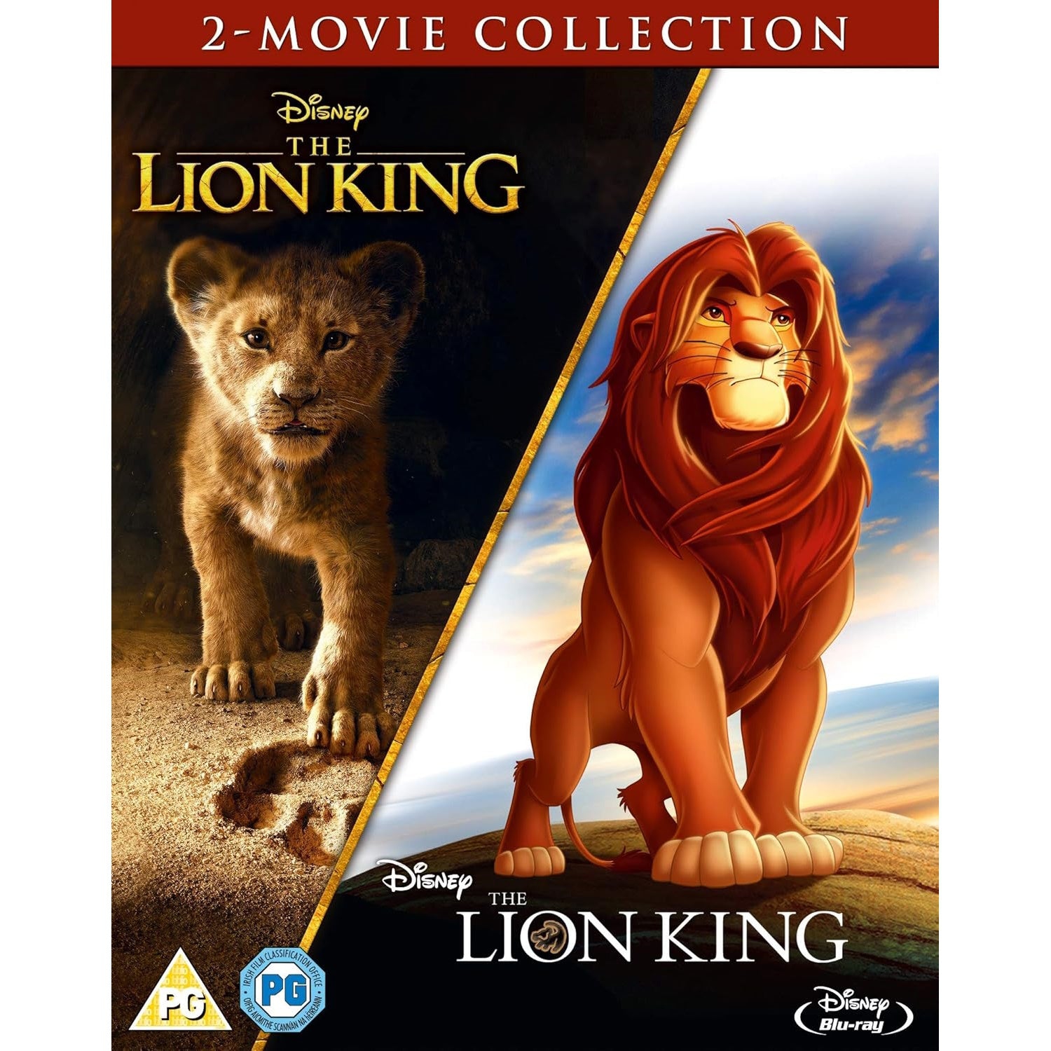 The Lion King: 2-Movie Collection - Disney Animation & Live-Action [Blu-Ray Doublepack]