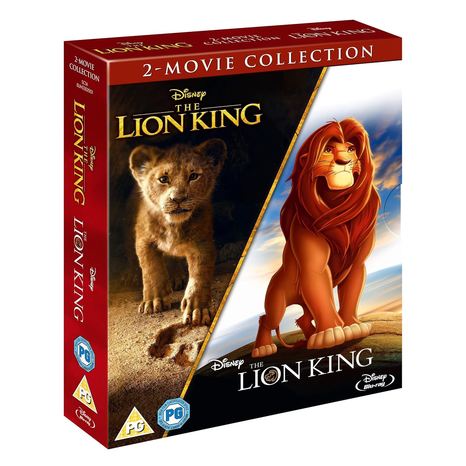 The Lion King: 2-Movie Collection - Disney Animation & Live-Action [Blu-Ray Doublepack]