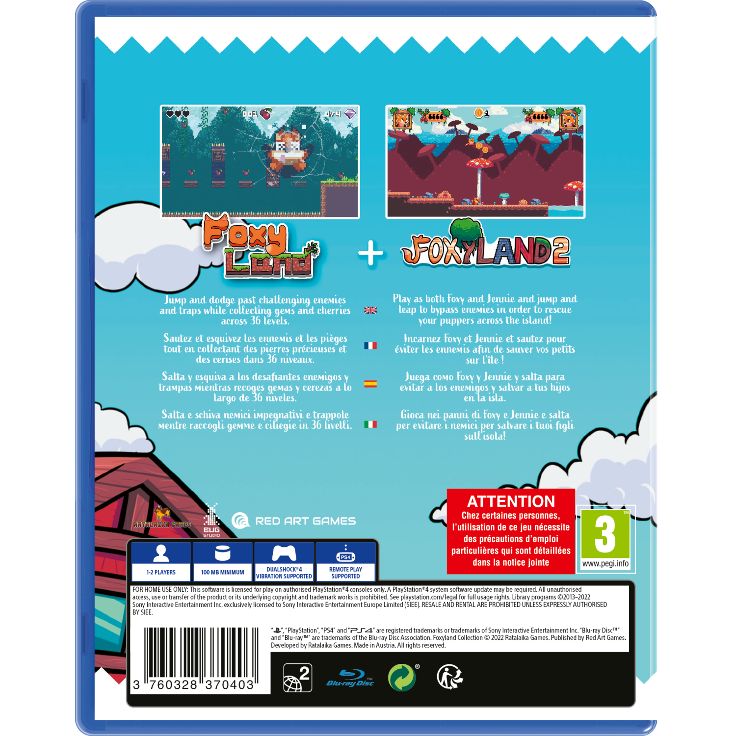 Foxyland Collection [PlayStation 4]