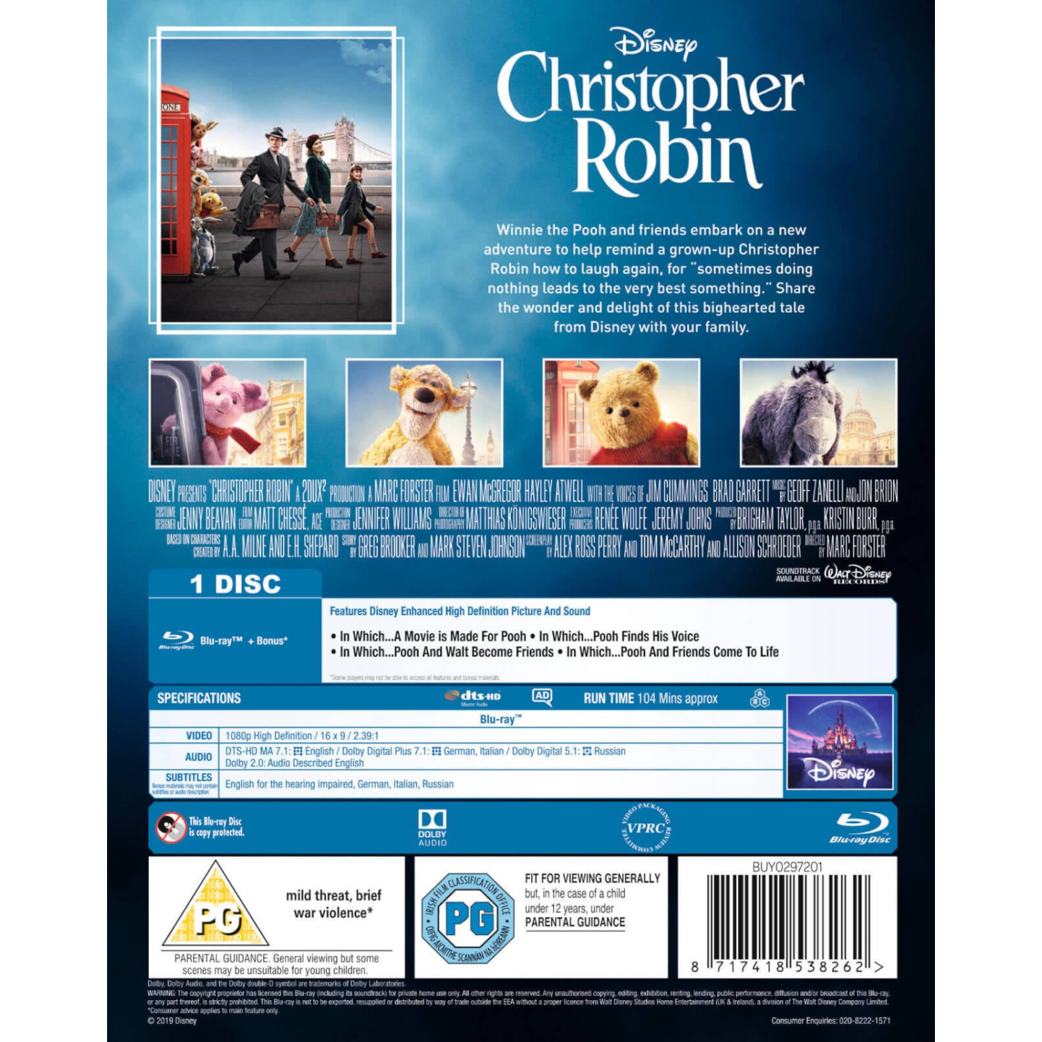 Christopher Robin [Blu-Ray]