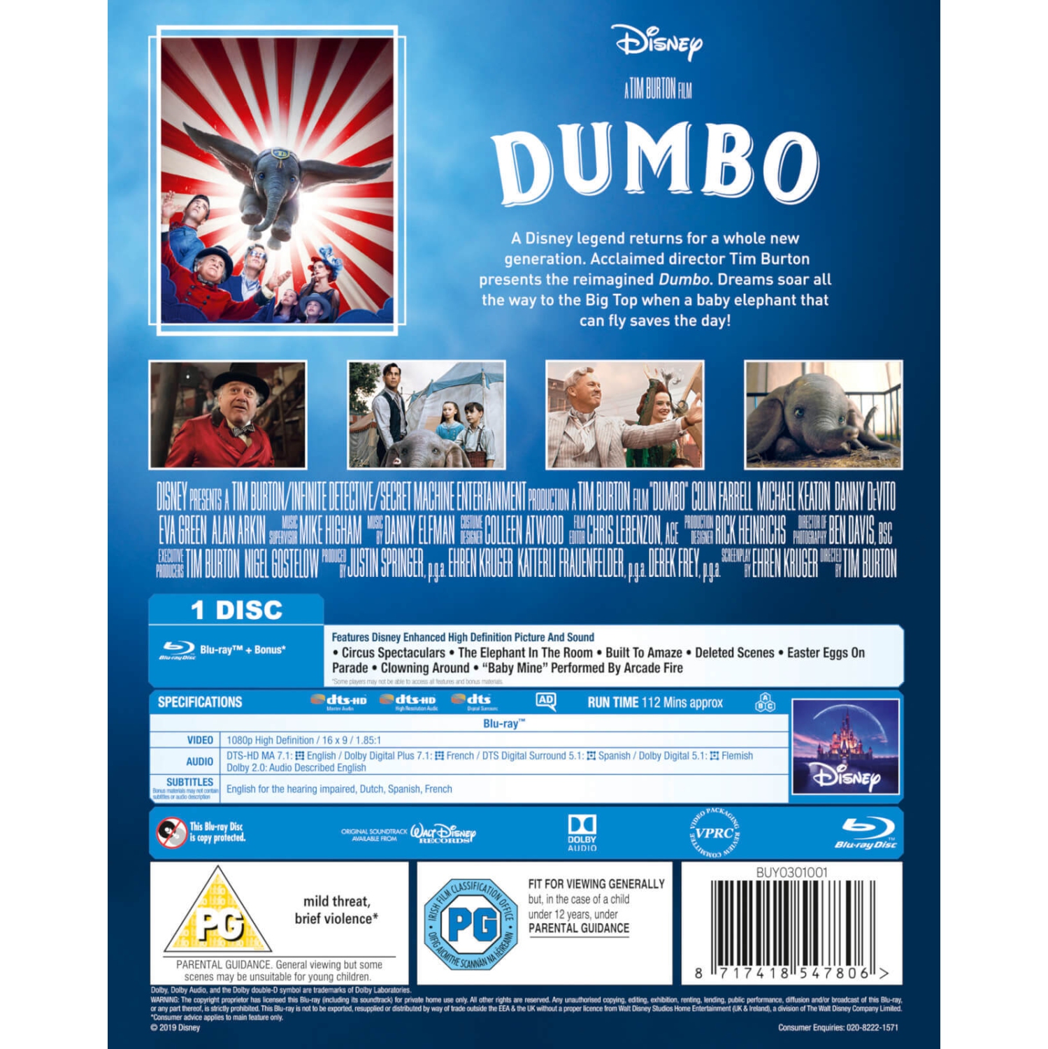 Dumbo [Blu-Ray]