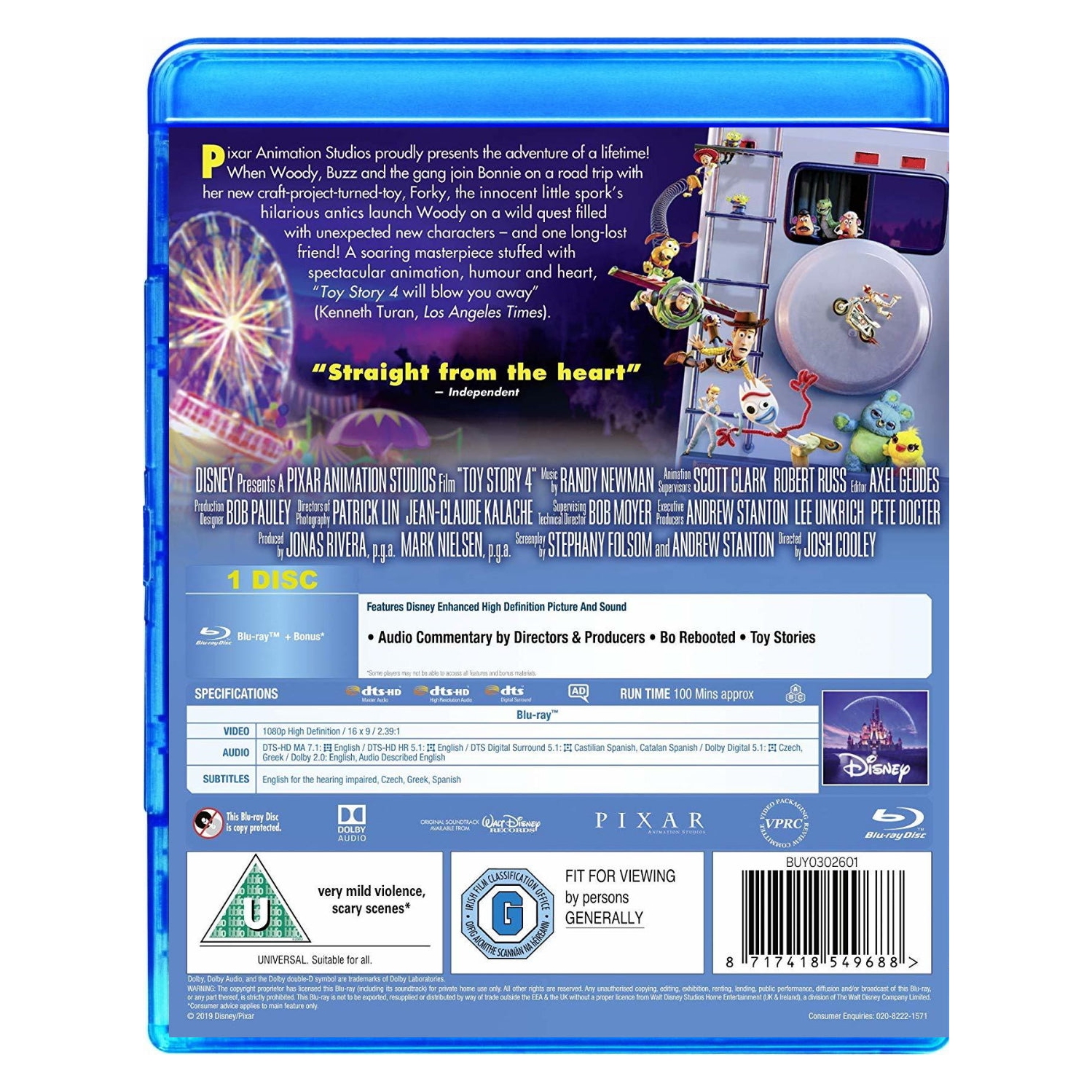 Toy Story 4 [Blu-Ray]