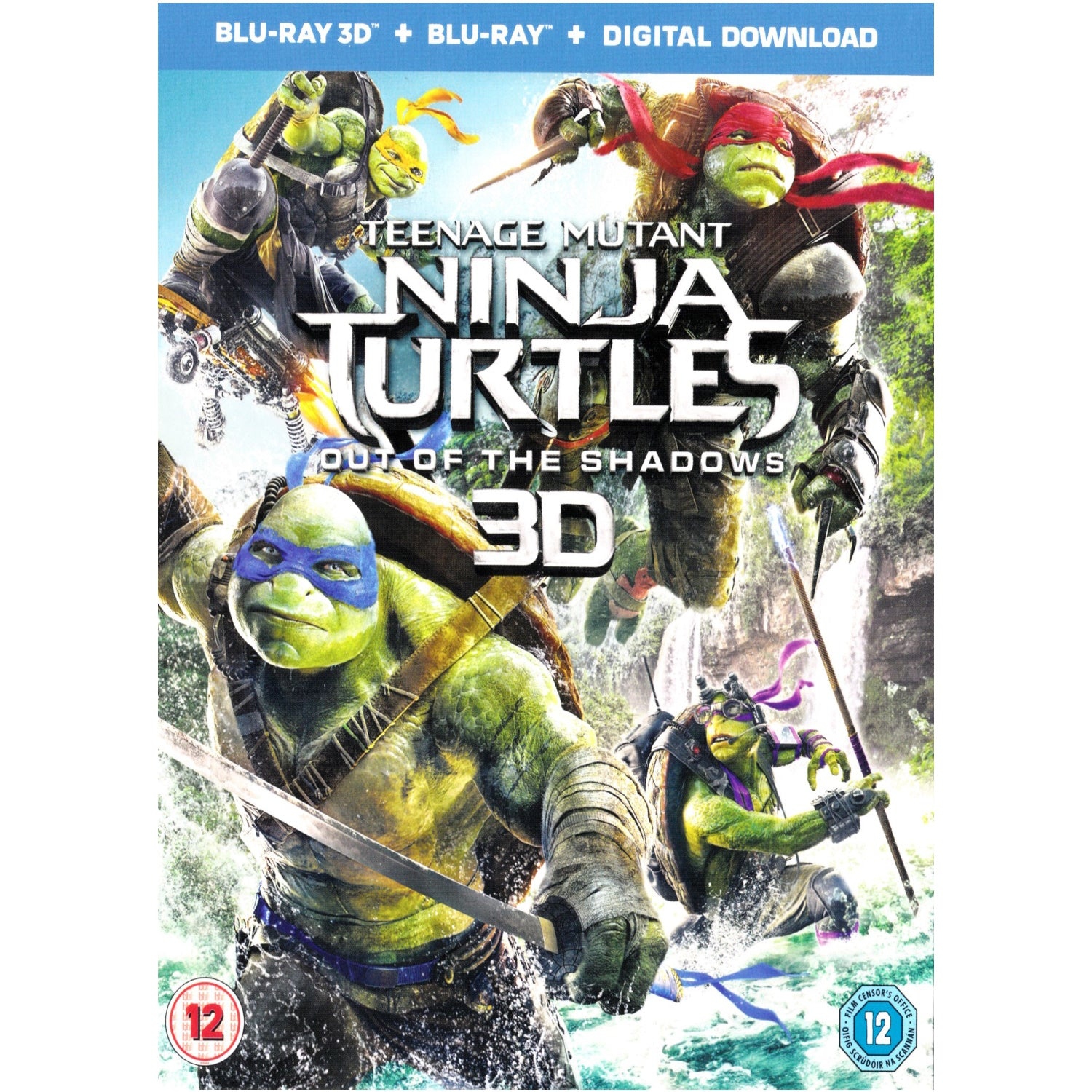 Teenage Mutant Ninja Turtles: Out Of The Shadows [3D Blu-Ray 2D + 3D]